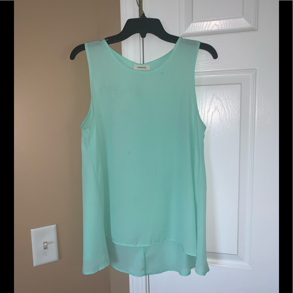 Adrienne high low hem flowing blouse